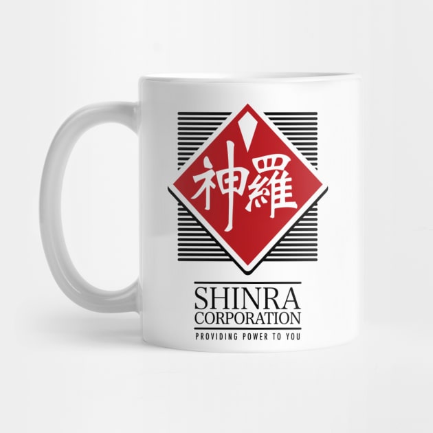 Final Fantasy VII Shinra Corp T-Shirt - Inspired by FF7 Corporation by Rev-Level by RevLevel